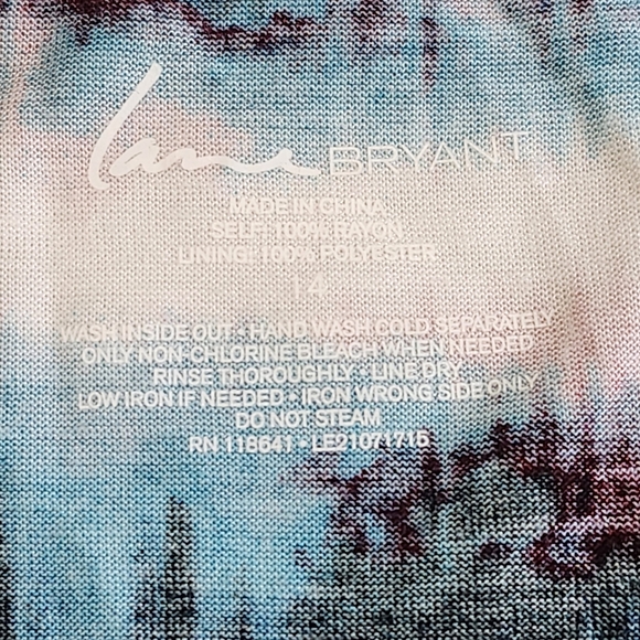 Lane Bryant Size 14 Sequin Sleeveless Top - Red, Blue, White - Picture 6 of 6